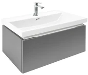 Kúpeľňová skrinka s umývadlom a baterií SAT Feel 60x30x44, 8 cm antracit mat SATFEEL60ANTU4BA