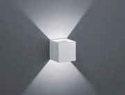 Nástenné LED osvetlenie Louis, brúsený hliník%