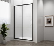 Polysan Polysan, EASY BLACK sprchové dvere 1200mm, číre sklo, EL1215B