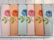 Utierky v darčekovom balení FLOWERS set 6ks