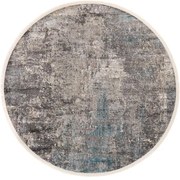 Koberec Split Z332A krémový, tmavosivý kruh