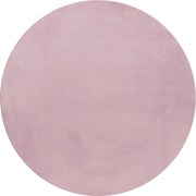 Ayyildiz, Kusový koberec Pouffy 5100 Rose kruh, 120x120 (priemer) kruh, ružová, obývacia izba