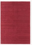 Ručne tuftovaný vlnený koberec's geometrickým vzorom Alexia