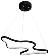 LED luster na lanku ARTISAN LED/36W/230V 6500K čierna