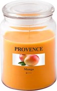 Sviečka v skle s viečkom, mango