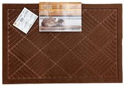 Rohožka eko reliéfna hnedá 39x59 Eco4060