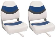 Skladacie sedadlá do člna 2 ks s vysokým operadlom 44x38x55 cm 3284311