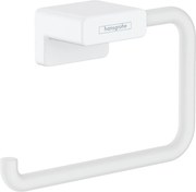 Hansgrohe AddStoris, držiak na toaletný papier bez krytky, biela matná, HAN-41771700