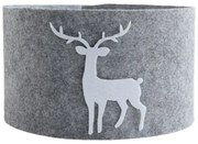 Obal na vianočný stromček DEERBOX so sobom, sivý