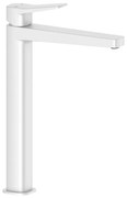 KFA Armatura 4522-712-44 - Umývadlová batéria + výpusť MALAGA 30,3 cm biela