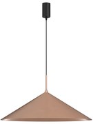 Závesné svietidlo Capital, 1x medené kovové tienidlo, (fi 60cm), b