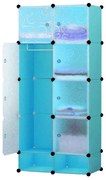 Modulárna skrinka- modrá