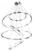 Azzardo AZ3417 - LED Stmievateľný luster na lanku WHEEL LED/190W/230V lesklý chróm