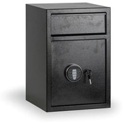 Nábytkový elektronický trezor s vhadzovacím otvorom, 520x350x350 mm, 37 L