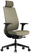 KREDE Kancelárska stolička K50 SP BLACK béžová