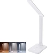 LED stolná lampička 10W, 490lm, zmena CCT, stmievanie, biela