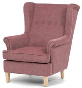 Autronic BONTEC Kreslo ušiak, béžová látka, AK-388 BGE2 Farba: Ružová