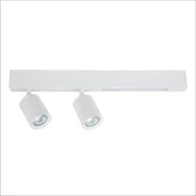 Stropné svietidlo Magnet, 2x biele kovové tienidlo + 1x LED 5W, w