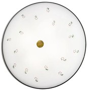 Kolarz 731.U14.4.70- Stropné svietidlo NONNA 4xE27/60W/230V pr.54 cm zelená/mosadz