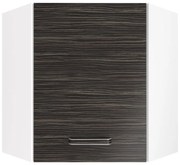 Kuchynská skrinka Belini horná rohová 60 cm eben kráľovský  TOR SGN60/1/WT/HK/0/F