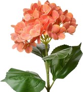 Artificial Flower Hydrangea 68 Cm Orange Plastic - 16*15*68 cm