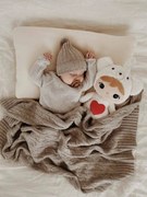 Mojkáčik - medvedík biely 48 cm