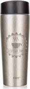 Cestovný termohrnček Coffee 350 ml, farba slonová kosť%