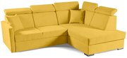 Rohová sedacia súprava Morrison XL 3, pravá, žltá (soro 40)