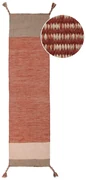 Oranžový vlnený behúň Flair Rugs Anu, 60 x 200 cm