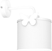 Detská nástenná lampa SWEET 1xE27/15W/230V biela/motýľ