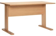 Pracovný stôl s doskou v dubovom dekore 70x140 cm Forma – Hübsch
