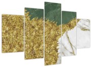 Obraz - Zelený mramor N⁰2 (150x105 cm)