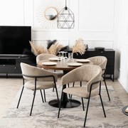 PROXIMA.store - Čalúnená jedálenska stolička TINKA FARBA: béžová