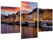 Obraz - Nyhavn, Kodaň (90x60 cm)