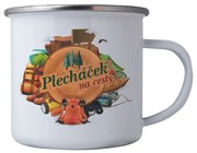 Bohemia Gifts Plechový hrnček - Na cesty, 350 ml