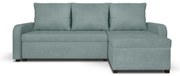 Rohová sedacia súprava s funkciou spania PARIS Mätový