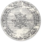 Sivo-krémový okrúhly koberec ø 160 cm Gloria Lydia – Hanse Home