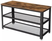 Lavica s botníkom na topánky