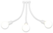Top Light Galileo 3 B - Luster na tyči 3xE27/40W/230V biela