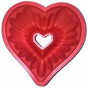 Zaparkorun Silikónová forma na bábovku v tvare srdca