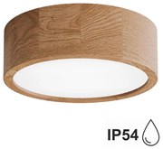 Kúpeľňové stropné svietidlo CLEO 2xE27/24W/230V IP54 pr. 27,5 cm dub