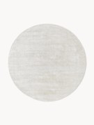 Okrúhly ručne tkaný koberec z viskózy Jane