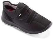 Pánske ortopedické tenisky na suchý zips čierne veľ. 43