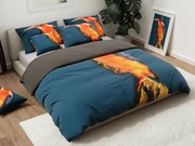 3D obliečky LEDNIAČIK modrosivé Rozmer obliečky: 70 x 90 cm | 140 x 200 cm
