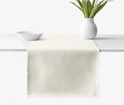 Goldea behúň na stôl 100% bavlnené plátno - prírodný režný 20x120 cm