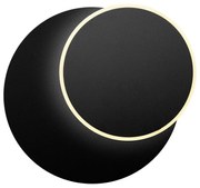 Toolight Toolight, nástenné LED svietidlo 20cm, 10W, 3000K, LHJ082-W, čierna, OSW-60040