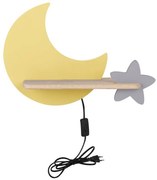 Candellux Nástenné svietidlo policové 5W, mesiac - s napájacím káblom 21-84460