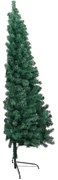 Umelý vianočný polovičný stromček, 180 cm 340 vetiev