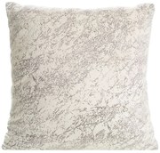 Dekorstudio Dekoračná zamatová obliečka na vankúš JQU-03 MRAMOR v krémovej farbe Varianta: Rozmer obliečky: 40x40 cm