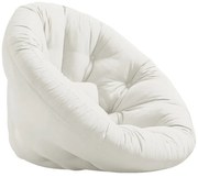 Rozkladacie kreslo so svetlobéžovým poťahom Karup Design Nido Natural